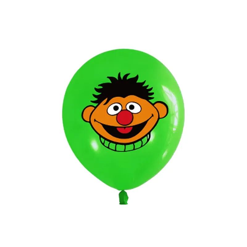 10pc The New Sesame Street 12Inch Latex Balloon Kids Birthday Party Decoration