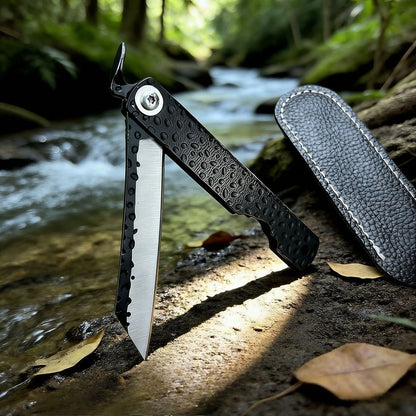 Household Folding Knife Durable Forged Steel Blade 420 Steel Handle Outdoor Camping with Multi-purpose Adventure Climbing Knives