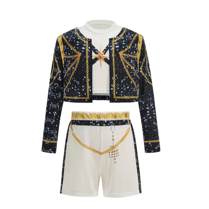 Boys Halloween Cosplay 3PCS Buzz Jumpsuit With Mask Wings Woody Cowboy Costume Stage Performance Birthday Party Role Play Outfit