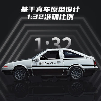 AE86 Defromed Alloy Car Model Robot 19.5cm Action Figure Initial Drift Tofu Cart Toys