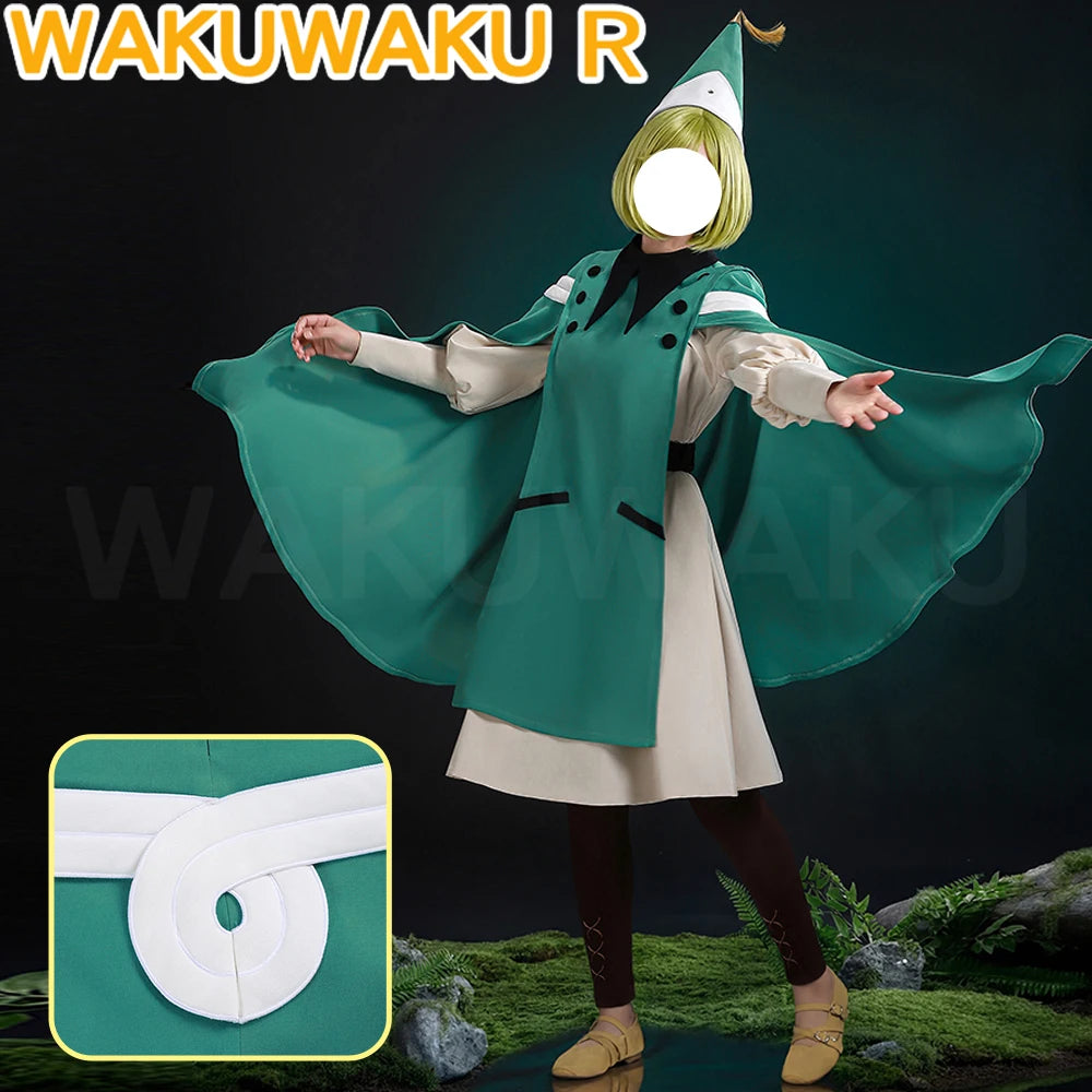 IN STOCK Qifrey Coco Cosplay Costume Anime Witch Hat Atelier【XS-2XL】WakuWaku-R Women Halloween Cute Hat Cloak Wig Plus Size