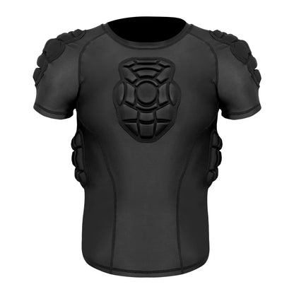 Impact Resistant Goalkeeper Clothing- Men's Compression Jersey & Shorts for Football Basketball Sports