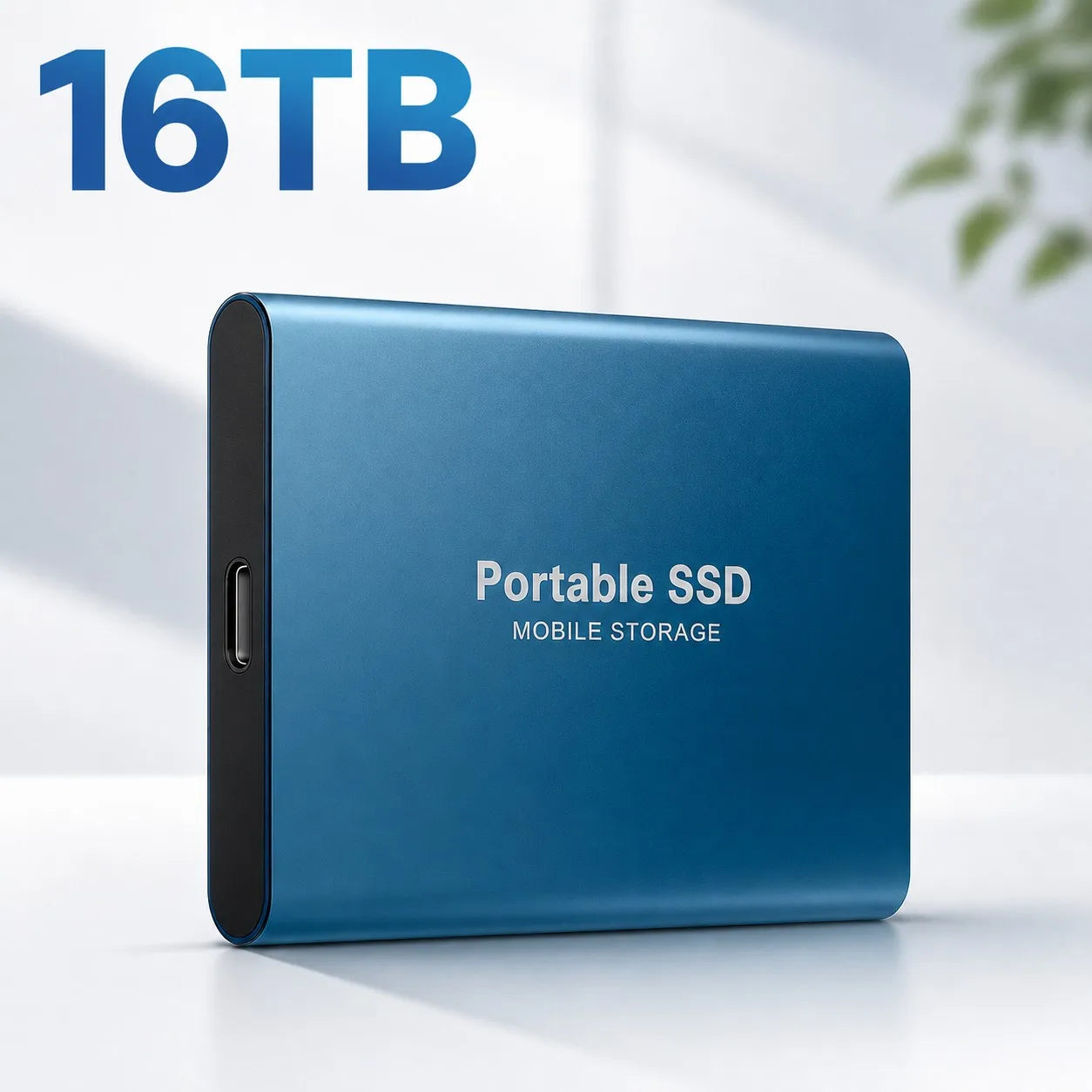 High Efficiency External Hard Disk Mobile Solid State Drive 1TB 2TB TPYE-C Storage Device For Data Backup