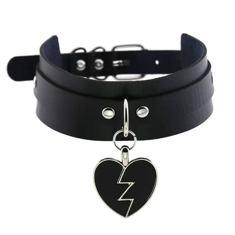 1pc Harajuku Gothic Spike Rivet Star Necklaces Collares Hip Hop Rock