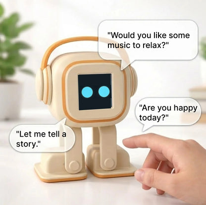 New AI Robot | Smart Chatbot,Voice Interaction, Emotional Companion, Singing & Dancing Desktop Toy Gift