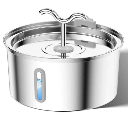 3L Cat Water Fountain Stainless Steel Pet Water Fountain with Automatic Water Fountain for Cats Inside Dog Fountain Dispenser
