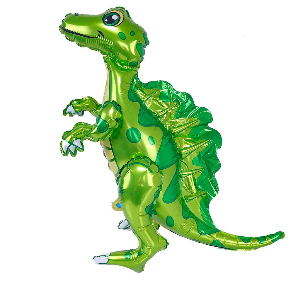 Dinosaur Party Decor 32inch Dinosaur Number Balloons 1-3 Year Olds Kid Birthday Baby Shower Matte Cartoon Foil Balloon Decors