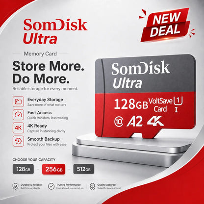 Large Capacity Mini SD Memory Card 128GB 256GB 512GB Micro TF Card for Tablet Smartphone PC