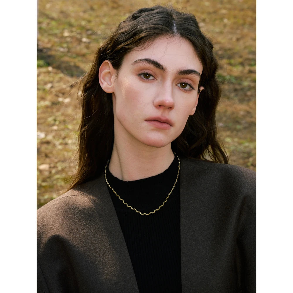 Yhpup 2025 Arrivals Stainless Steel New Chain Chic Quality Necklace for Women Fashion Waterproof PVD Plated Collar Jewelry Gift