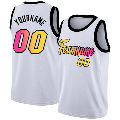 Round Neck Personalized Basketball Jersey Custom Full Sublimation Team Name/Number Training Athletic Shirts for Male/Lady/Kids