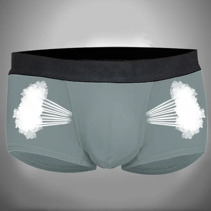 Spermatic vein underwear for men, ice silk summer thin style for men, scrotal support bullet separation varicose flat shorts