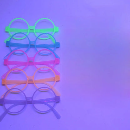 5Pcs Light Up LED Glasses Colors Glow Glasses Glow in The Dark Birthday Party Supplies Neon Party Favors for Kids Adults