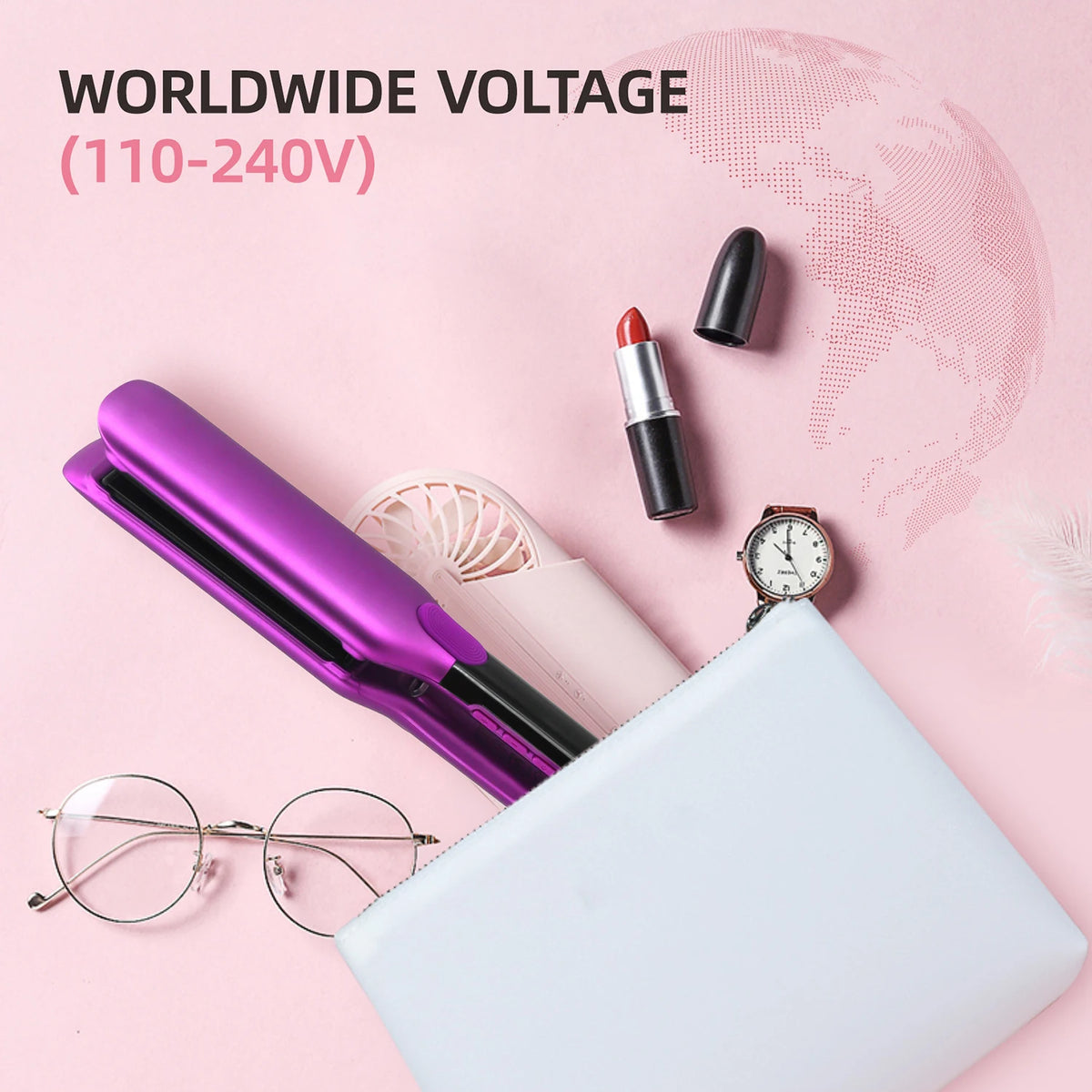Hair Straightener 500F High Temperature Professional Ceramics Plates Irons PTC Fast Heating Treatment Original Hair Flat Iron