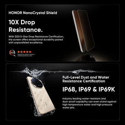 HONOR Magic8 Pro Global Version 5G Smartphone Magic 8 Pro Snapdragon 8 Elite Gen 5 6.71'' 120Hz OLED Display 100W Fast Charge