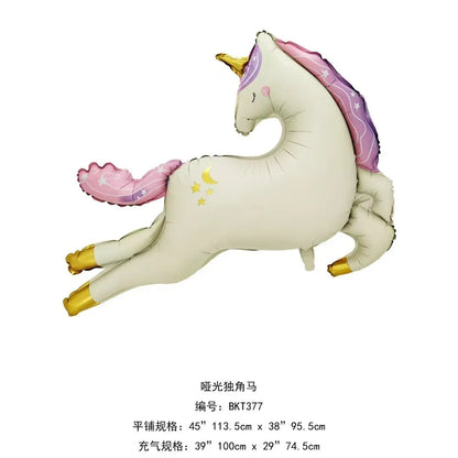 Rainbow Unicorn Balloon Unicorn Party Decor Supplies Unicorn Birthday Party Decoration Baby Shower Kids Girls Birthday Decor