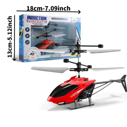 Children's Sensor Helicopter Indoor Gesture Suspension Drone Crash-Resistant Rechargeable Remote Control Drone Boy Toy