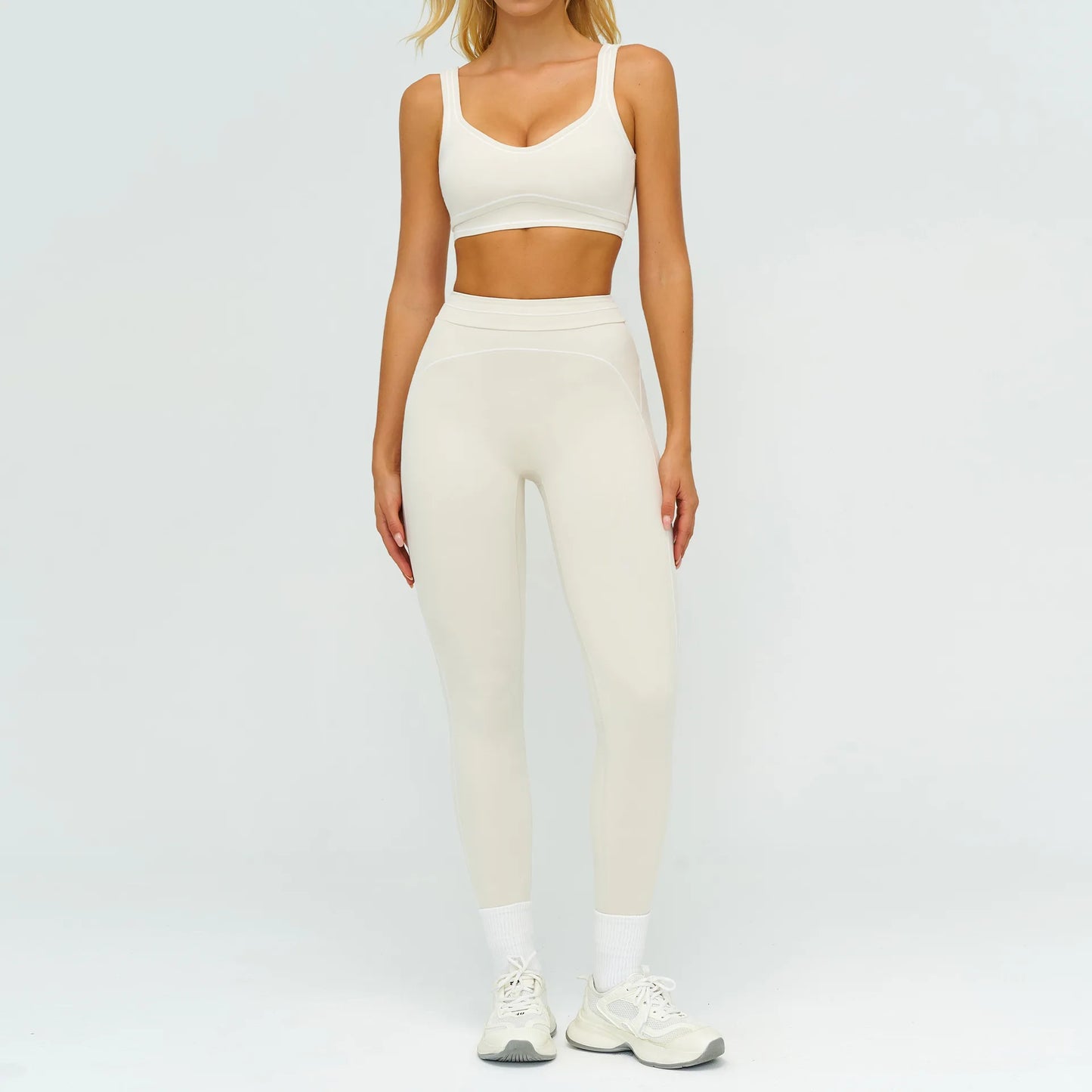 Yoga Suit 2PCS Women Tracksuits Sports Outfits Gym Clothes Running Sports Bra Suits Female Workout Yoga Clothes Athletic Wear