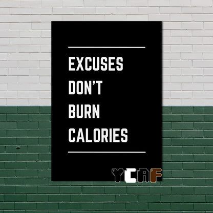 Motivational Quotes Black Minimalist Poster Canvas Aesthetic Decor for Office Quote Wall Art Decoration Gym Inspirational Poster