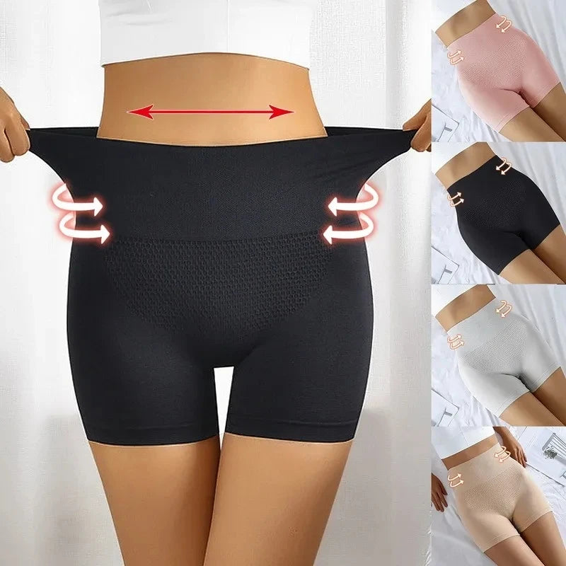 Women Seamless Safety Short Pants Summer High Waist Anti Chafing Soft Boyshorts Panties Plus Size Boxers for Women’s Underwear