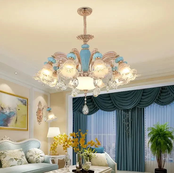 Dining Room Chandelier Light Modern Lighting Bedroom Crystal Lamp Living Lights Nordic Decoration Lamps Home