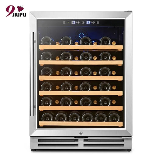 Household Appliance Cabinet Wine Cellar Refrigerator with Bottle Cooler Cabinet for Kitchen Home Bar Party Beverage Store