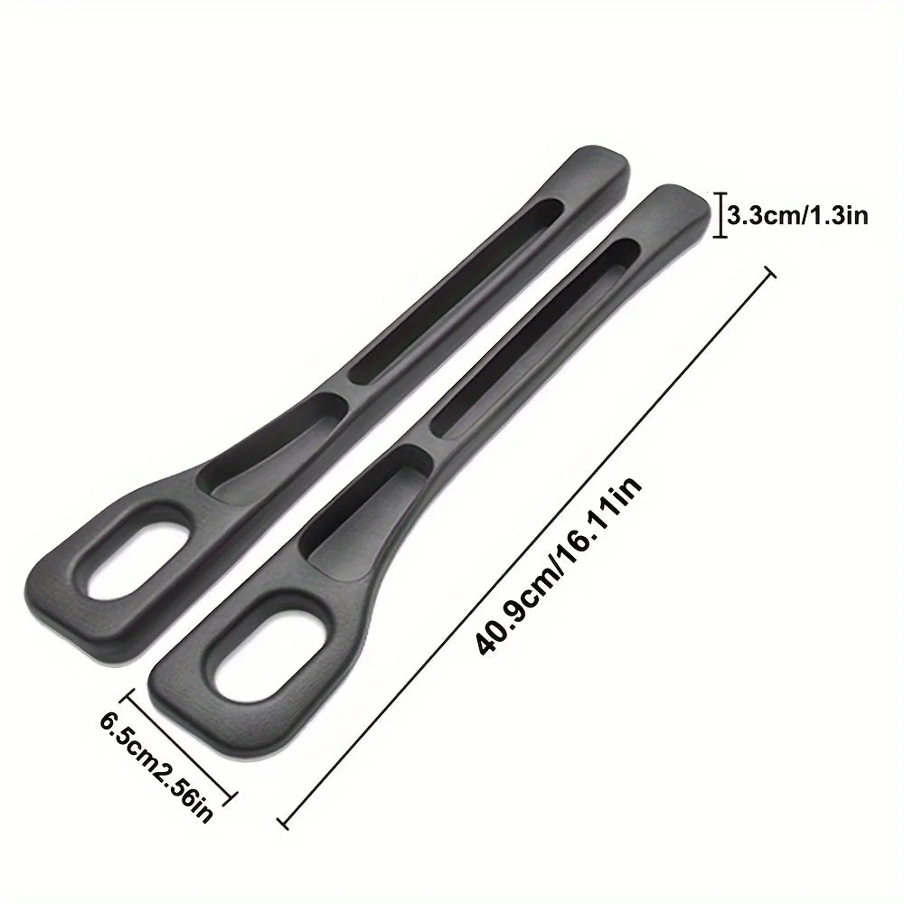 2pc Car Seat Gap Filler Organizer Pu Waterproof Car Seat Gap Plug