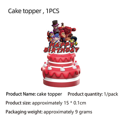 Kids Party Favors Decoration Balloons Gift Bag Brawl Stars Theme Happy Birthday Banner Tableware Paper Plates Napkins Tablecloth