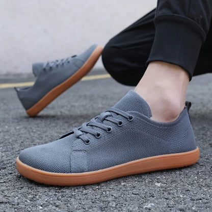 Unisex Wide Barefoot Shoes Wide Toe Cross Trainer Slip on Running Shoes Breathable Mesh Casual Sneakers for Outdoor Sports