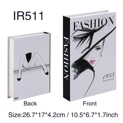 Luxury Fake Books Home Decoration Accessories for Living Room Fashion Fake Book Storage Box Simple Nordic Coffee Table Books