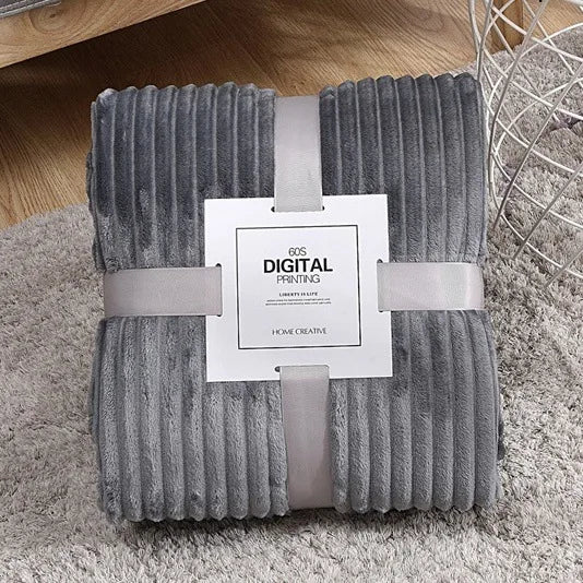 Soft Plaid Blankets Warm Coral Fleece Throw Blanket Sofa Cover Bedspread On The Bed For Adult Kid Pet Winter Warm Blankets