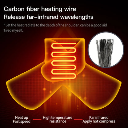 Electric Heating Shoulder Wrap Relieve Fatigue Shoulder Neck Warmth Home Relax 3 Modes Wellness Protector