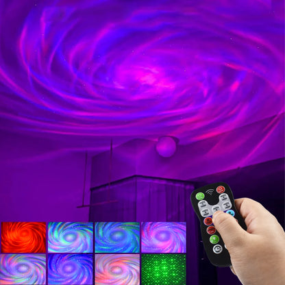 Northern Lights Starry Sky Projector LED Night Light with Remote Control USB for Home Bedroom Party Christmas Indoor Decor
