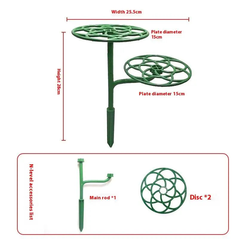 New 2/3 Layers Sunflower Flower Support Stand Plant Support Rack For Climbing And Grafting