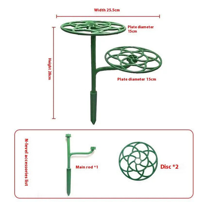 New 2/3 Layers Sunflower Flower Support Stand Plant Support Rack For Climbing And Grafting