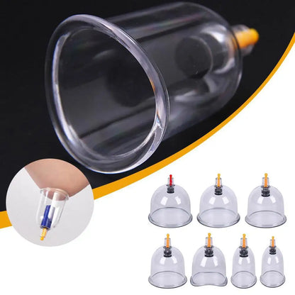 Cupping Relaxation Multiple Sizes of Vacuum Cups Massage Cupping Strengthening Meridian Health Care Equipment - Thickened Single