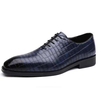 Luxury Mens Leather Shoes Retro Carved Lace-up Brogue Oxford Wedding Men Dress Shoes Male Formal Business Gentleman Office Shoes