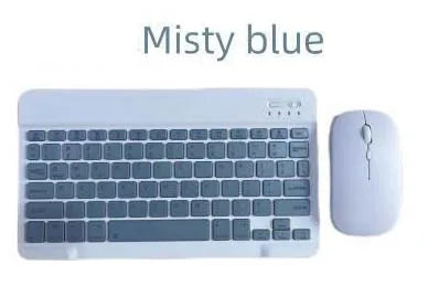 with Bluetooth Keyboard Mouse for Oukitel RT8 RT7 RT6 RT3 RT10 78Key Rechargeable Wireless 10inch Keyboard Mice Set Combo