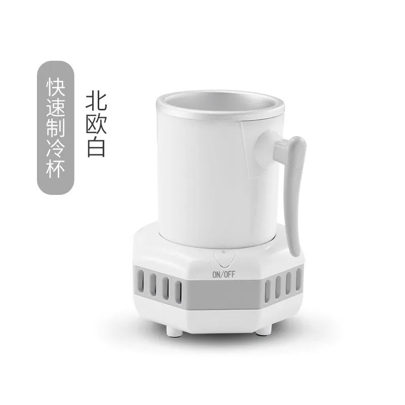 Portable Mini Beverage Cooler Cup, Quick Cooling Drink Chiller for Beer Milk Juice, Personal Cooling Device for Office Dorm Use