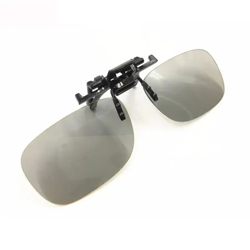 Clip-on Passive 3D Glasses Circular Polarized Lenses for Polarized TV Real D 3D Cinemas for Movies Theater Cinema Passive 3D TV