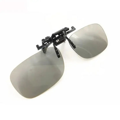 Clip-on Passive 3D Glasses Circular Polarized Lenses for Polarized TV Real D 3D Cinemas for Movies Theater Cinema Passive 3D TV