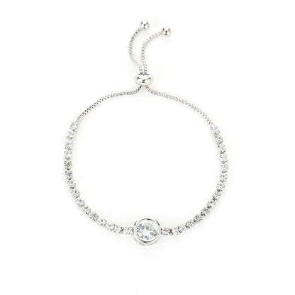 Luxury Color Cubic Zirconia Gold Color Tennis Bracelets For Women Girls 2022 New Trend Chain Bracelets Jewelry Party Gifts