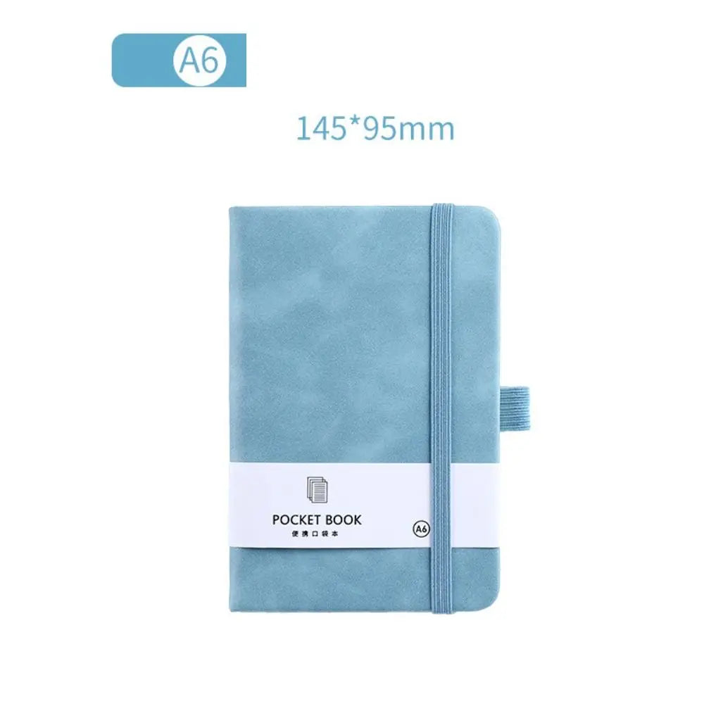 A6/A7 A6/A7 Pocket Notepad with Elastic Band 100 Sheets Portable Mini Notebook 5 Colors Anti Ink Leakage Agenda Organizer