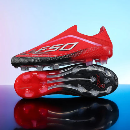 New Men Football Boots High-quality Soccer Shoes Sneakers Match Indoor Non-Slip Grass Cleats High-top Futsal Hot-selling Outdoor
