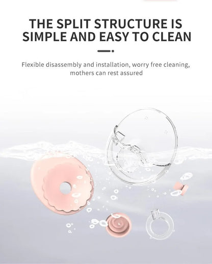 Upgrade Breast Pump Electric Handsfree BPA Free With Heating &UV Sterilize Lid Optional Silent Wireless Wearable Breastmilk Pump