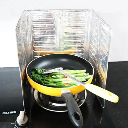 1 Pcs Kitchen Supplies Stove Oil-Proof Splash Guard Board Article Removable Cooking Frying Oil Gas Kitchenware Accessories Tools