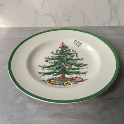 Holiday-themed Christmas Ceramic Plates Cutlery Sets Dinner Plates Bowls Soup Plates Mugs Coffee Cups Saucers Sets