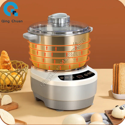 Dough Mixer Intelligent Large Capacity Stainless Steel Multifunctional Electric Dough Kneading Awakening Machine Dough Mixer