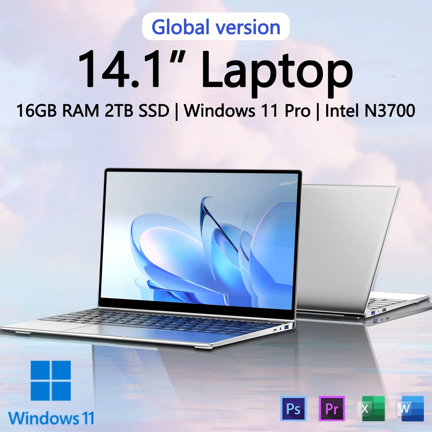 2026 I9 Windows 11 Laptop Intel CORE I9-10980HK Notebook 14.1 Inch 16GB RAM 1TB 2TB SSD 1920*1080HD Gaming Laptops Pc Gamer