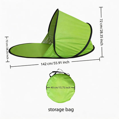 Outdoor tent for single casual use, quick setup in one second,beach sun protection, sunshade, camping, sunbathing