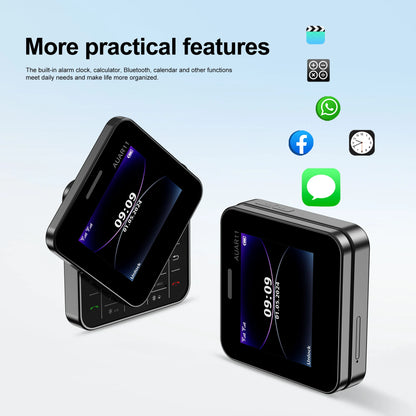 SERVO  Rotatable Mini Mobile Phone 2G GSM 2 SIM Standby Magic Voice FM Radio Quick Dialing Button Slider Small Cellphones